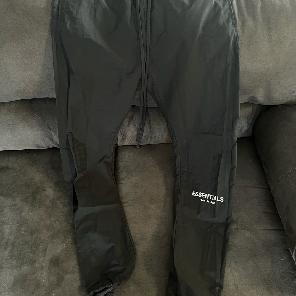 NWOT - Fear of God Essentials Black Sweatpants with Tapered Fit